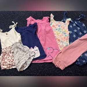 Baby Girl Clothing Bundle | 9 Months | Carter’s & Little Co. | 6 Pieces